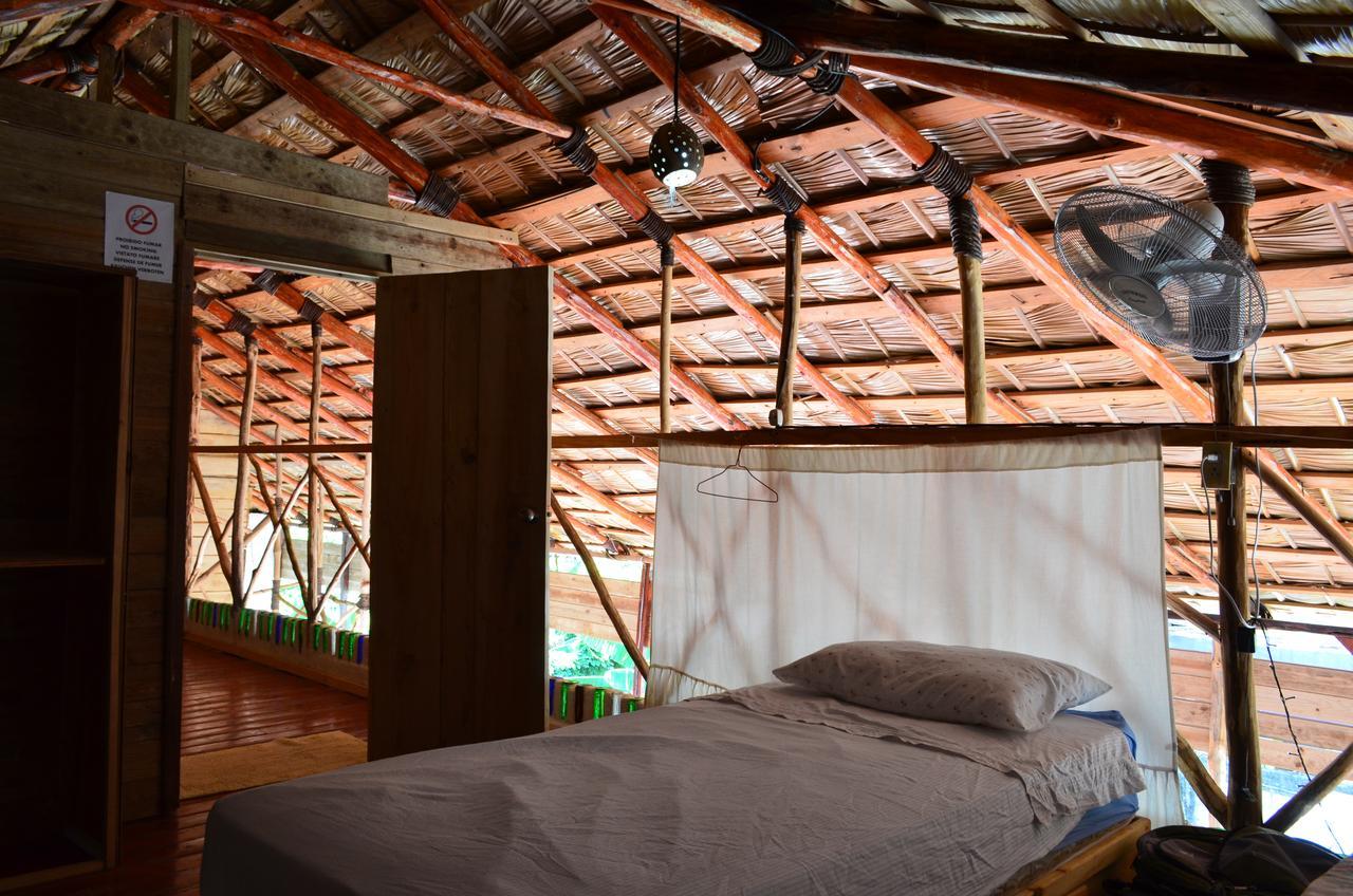 Hostel La Ballena Backpacker Las Galeras Buitenkant foto