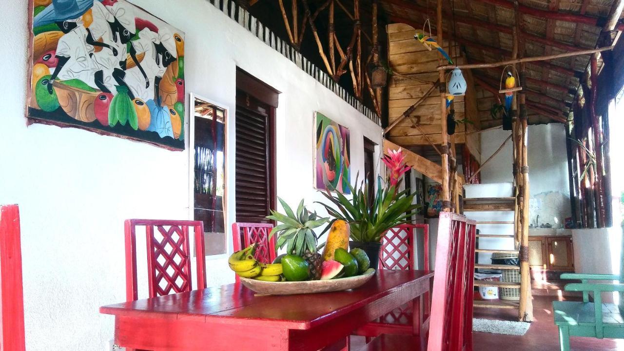 Hostel La Ballena Backpacker Las Galeras Buitenkant foto