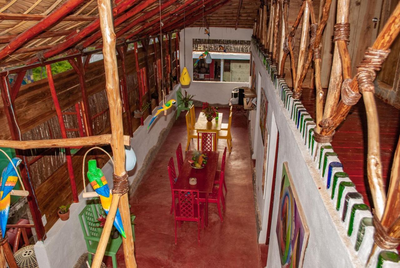 Hostel La Ballena Backpacker Las Galeras Buitenkant foto